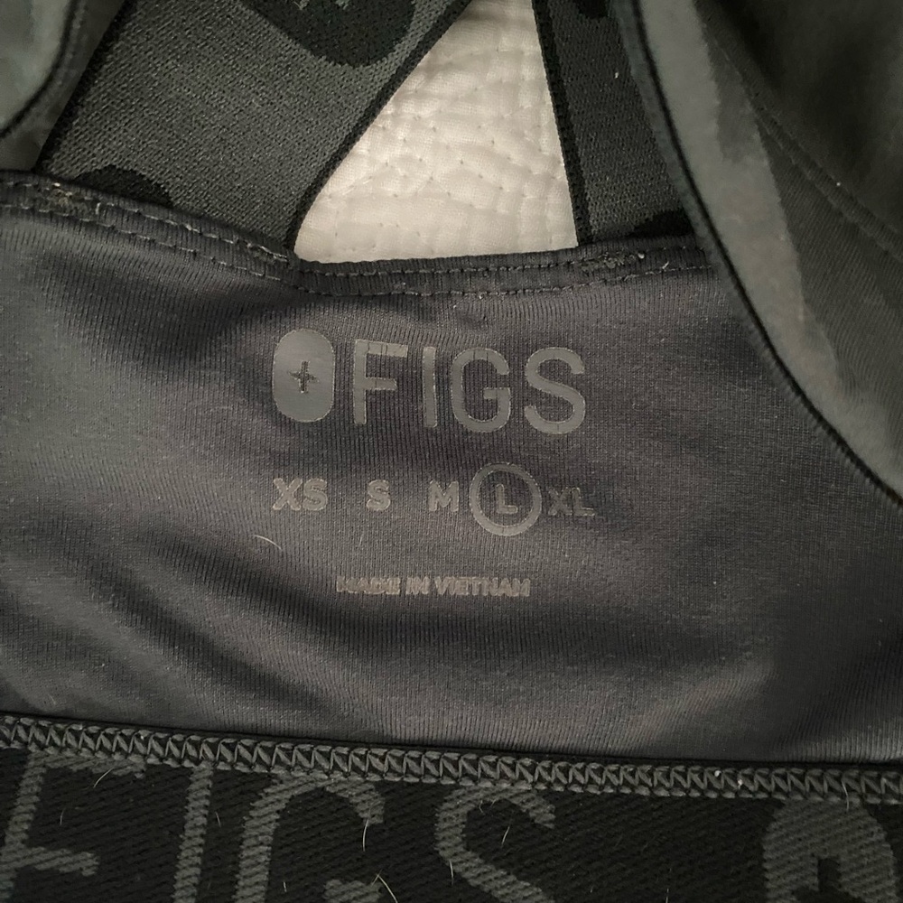 Figs Under Scrubs Olive Green Sports Bra Large - Picture 5 of 6